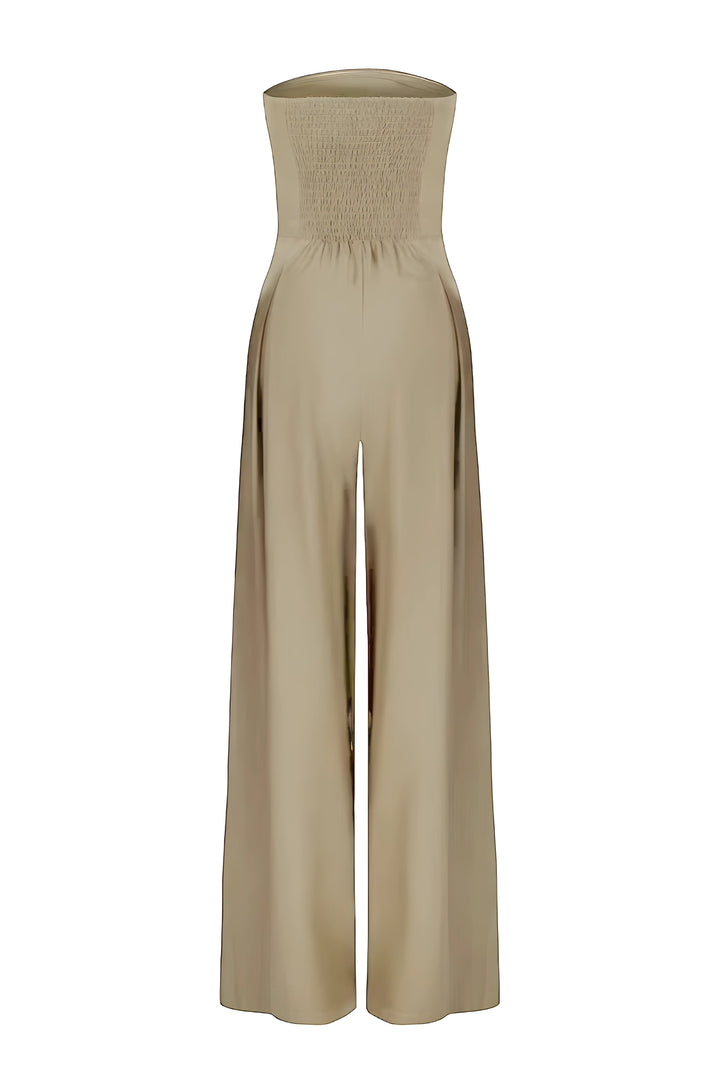 Avenya | Jumpsuit trägerlos Korsett weit Bein figurbetont