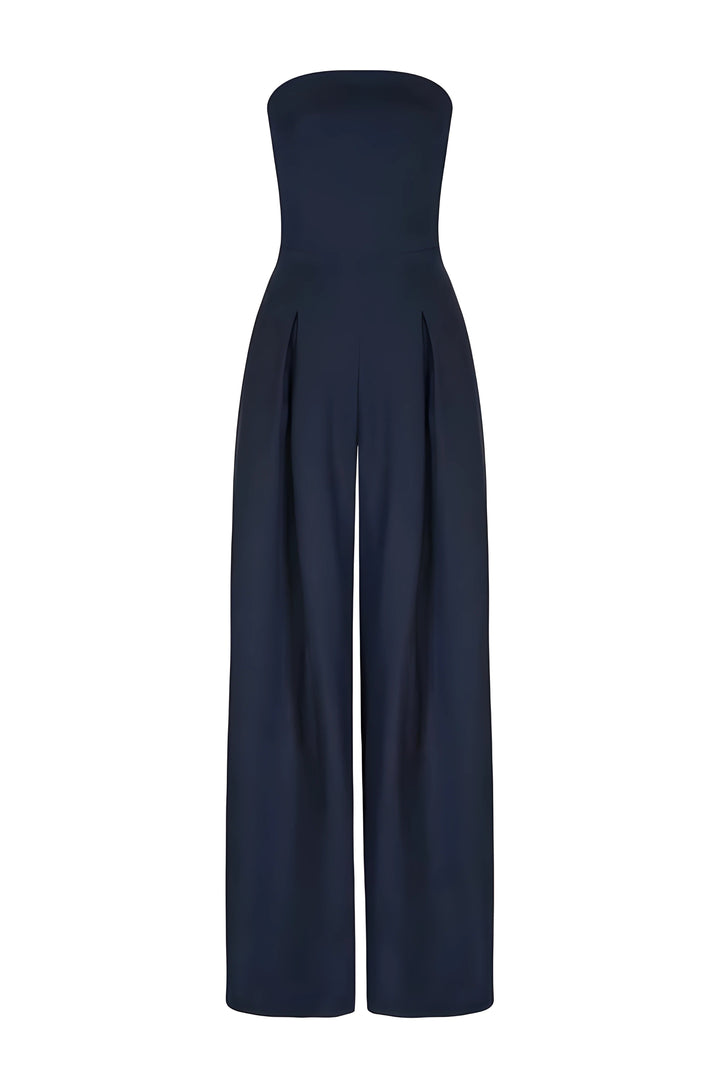 Avenya | Jumpsuit trägerlos Korsett weit Bein figurbetont