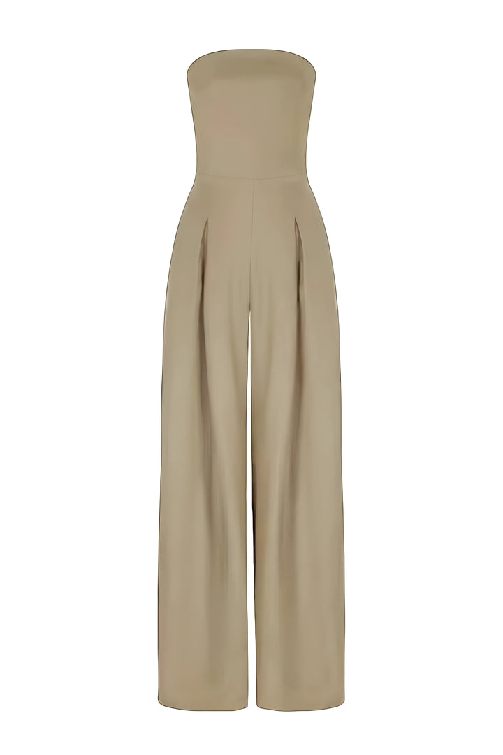 Avenya | Jumpsuit trägerlos Korsett weit Bein figurbetont