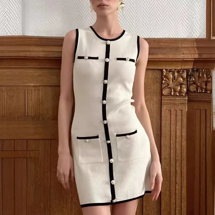 Noelle | Elegantes Minikleid figurbetont klare Silhouette