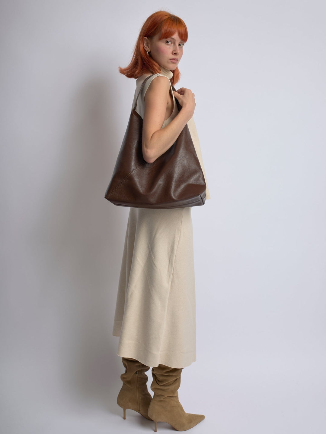 Amira | Schultertasche Veganleder Alltag Crossbody Tasche