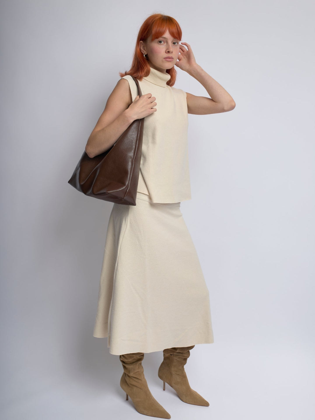 Amira | Schultertasche Veganleder Alltag Crossbody Tasche