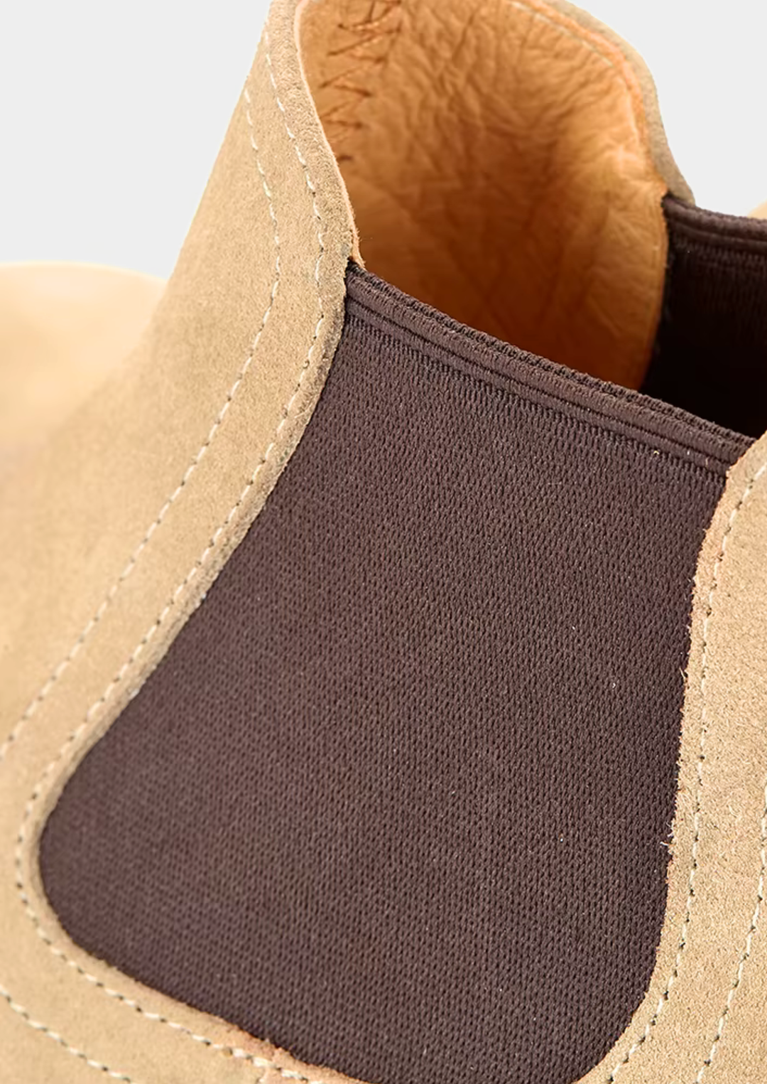 Gerard | Sandfarbene Chelsea Stiefel aus Wildleder