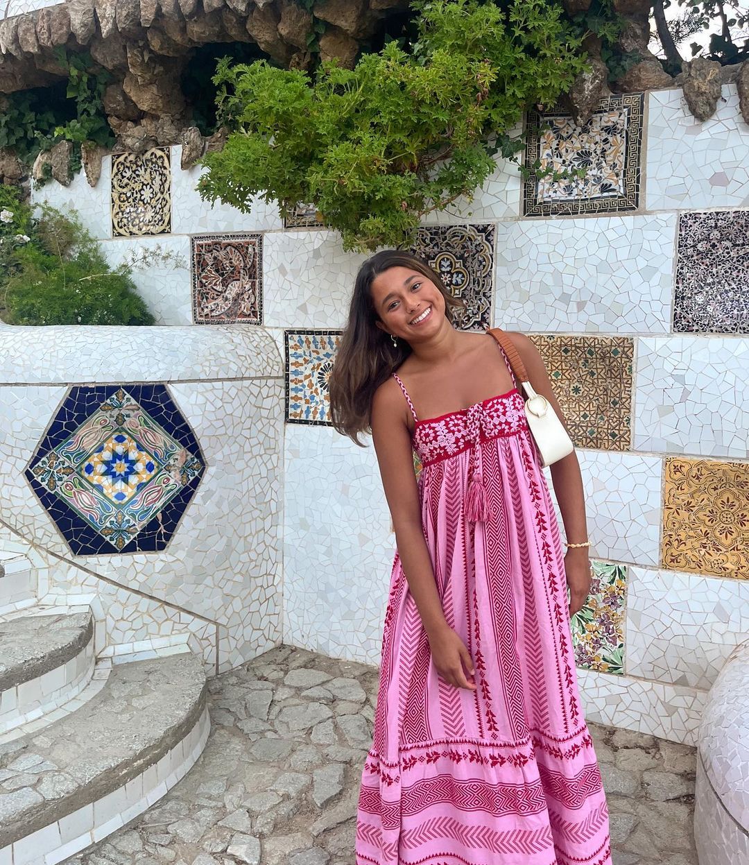 Nerina | Maxikleid A-Linie Sommer V-Ausschnitt fließend