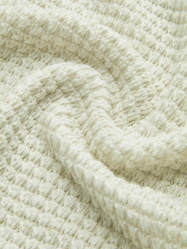 Orviane | Waffel Strickpullover figurbetont