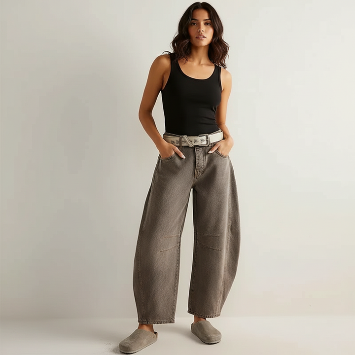 Zarevia | Baggy Jeans Damen Loose Fit