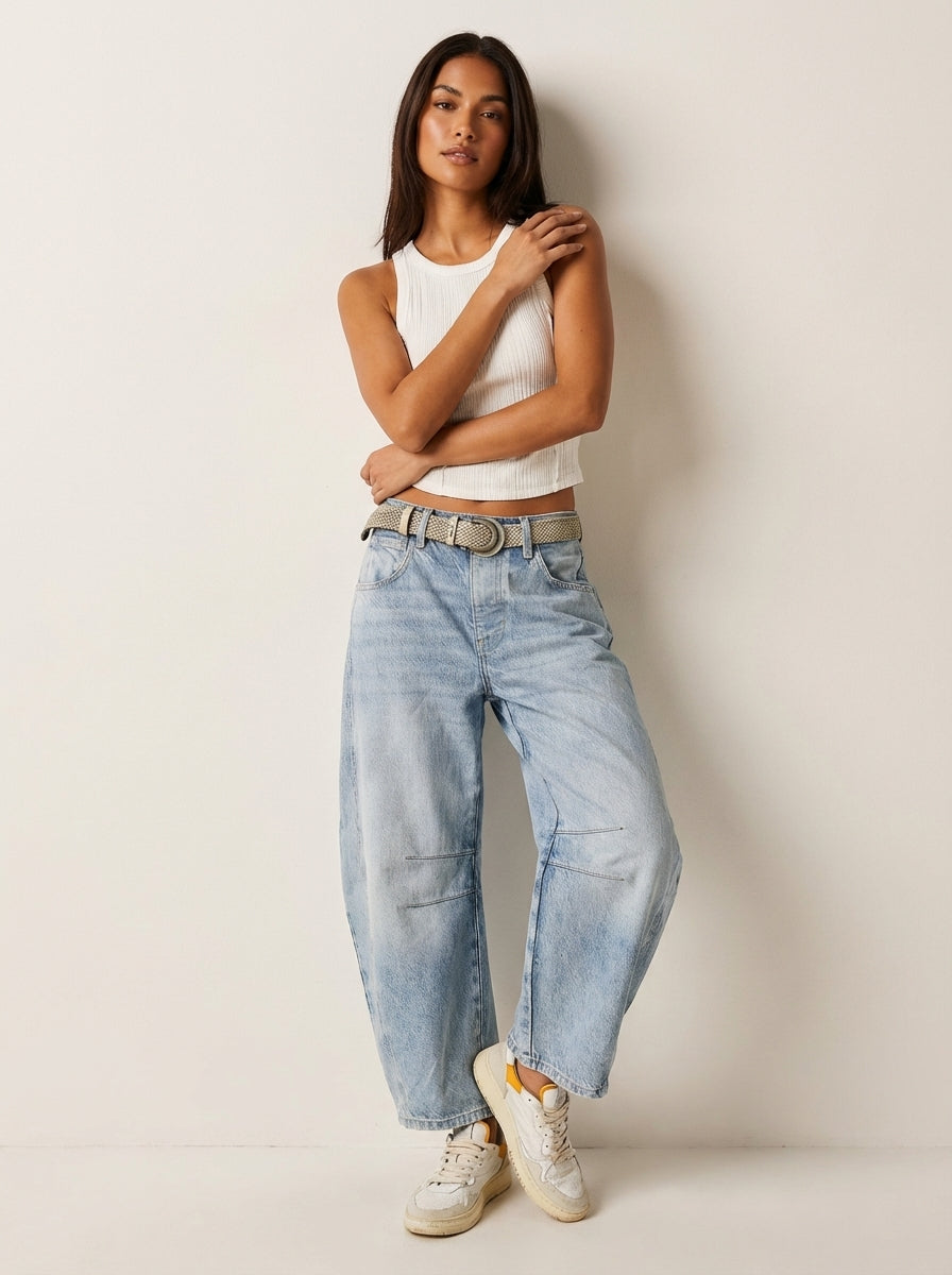 Jette | Baggy Jeans High Waist Loose Fit Denim