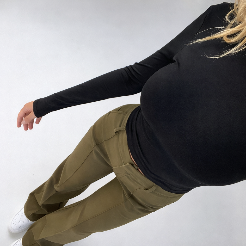 Lareen | Hose High Waist gerade Bein