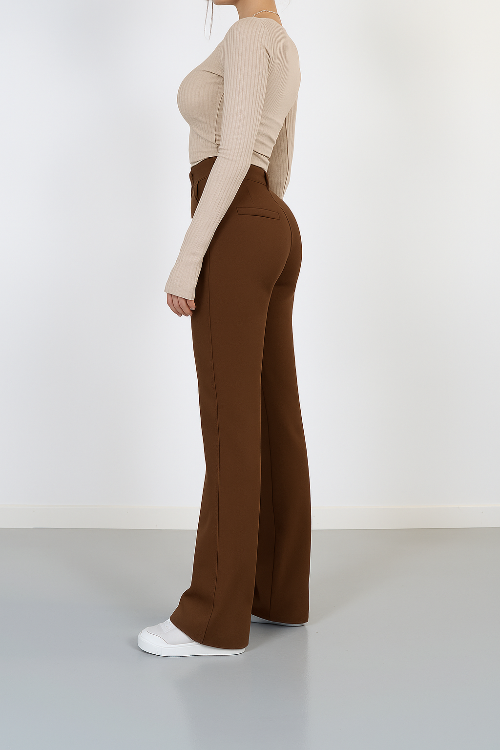 Lareen | Hose High Waist gerade Bein