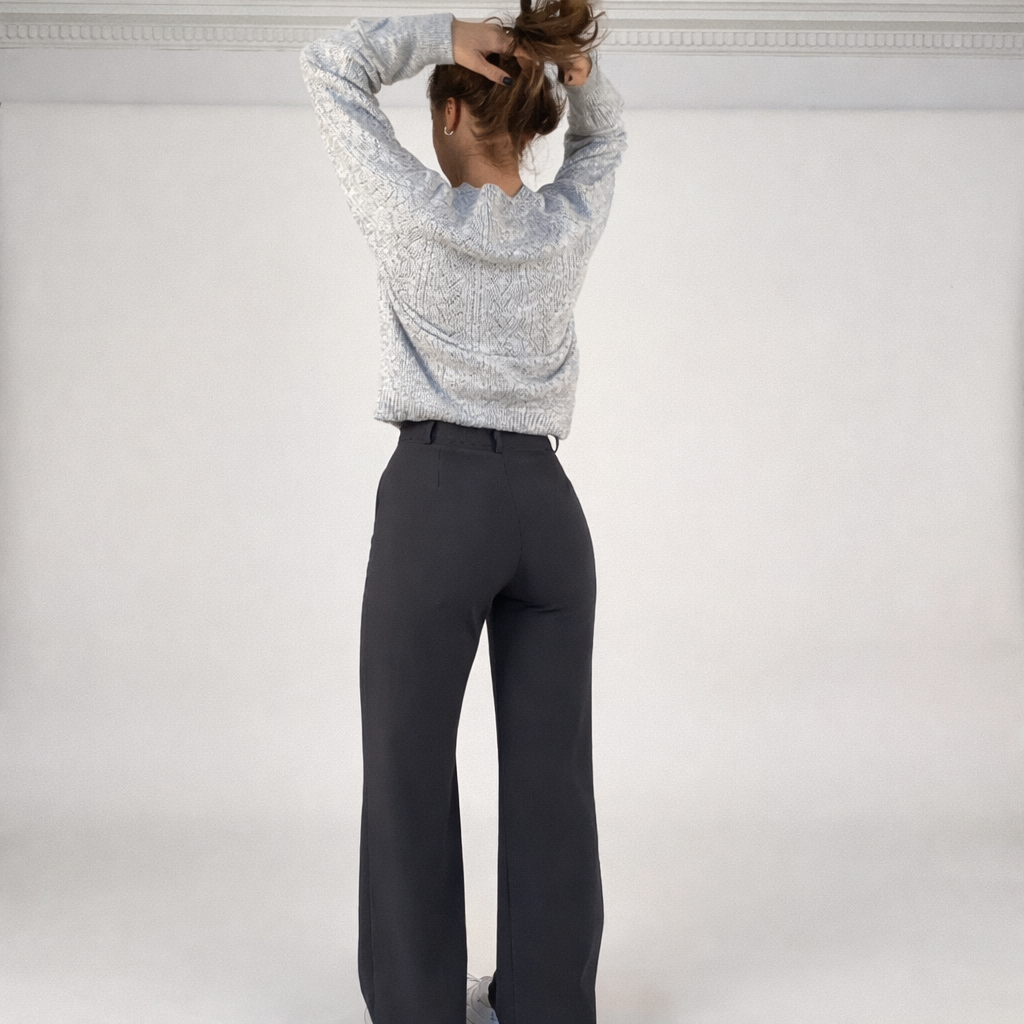 Lareen | Hose High Waist gerade Bein