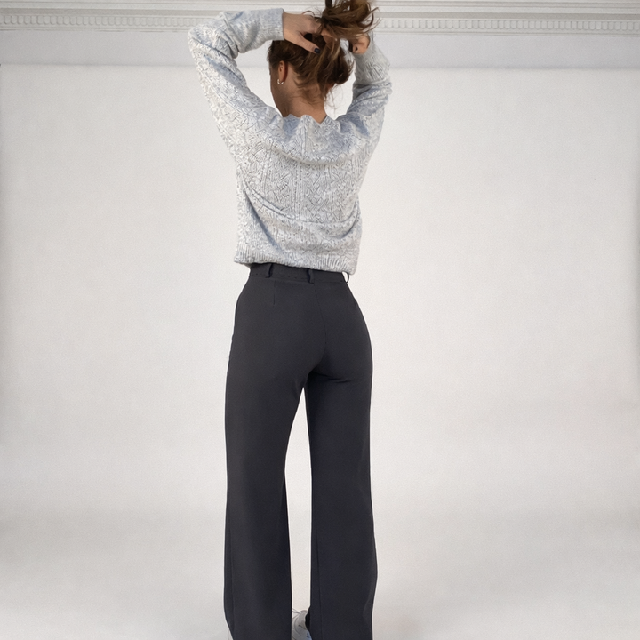 Lareen | Hose High Waist gerade Bein
