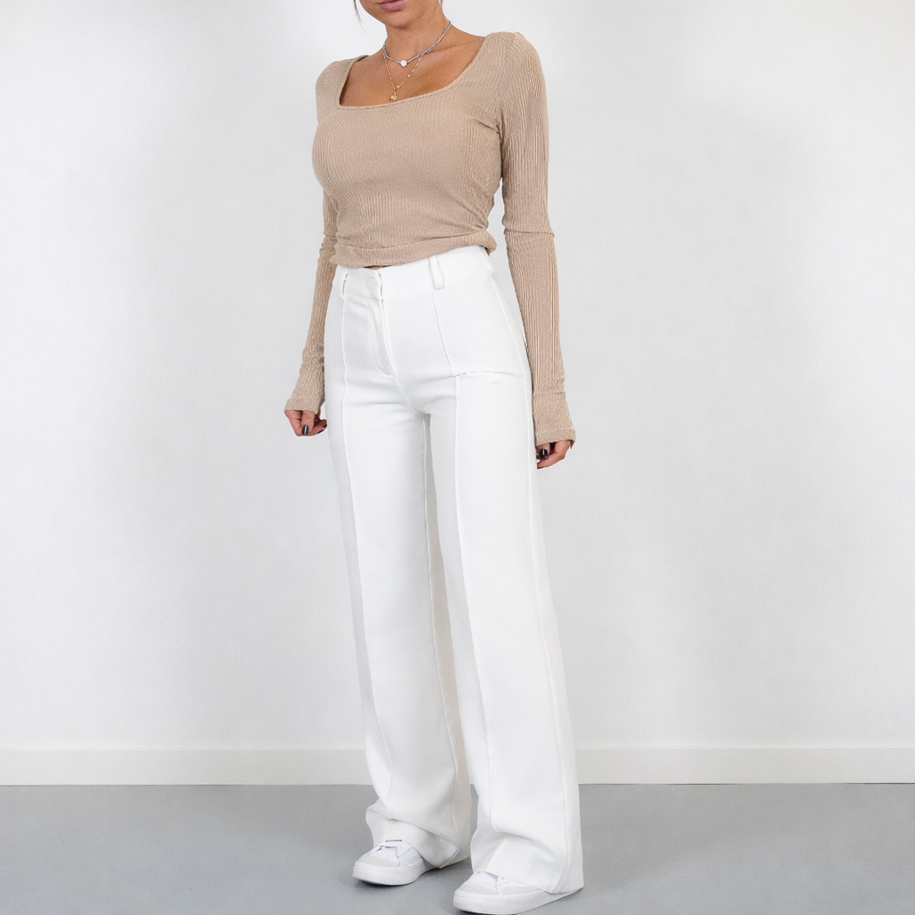 Lareen | Hose High Waist gerade Bein