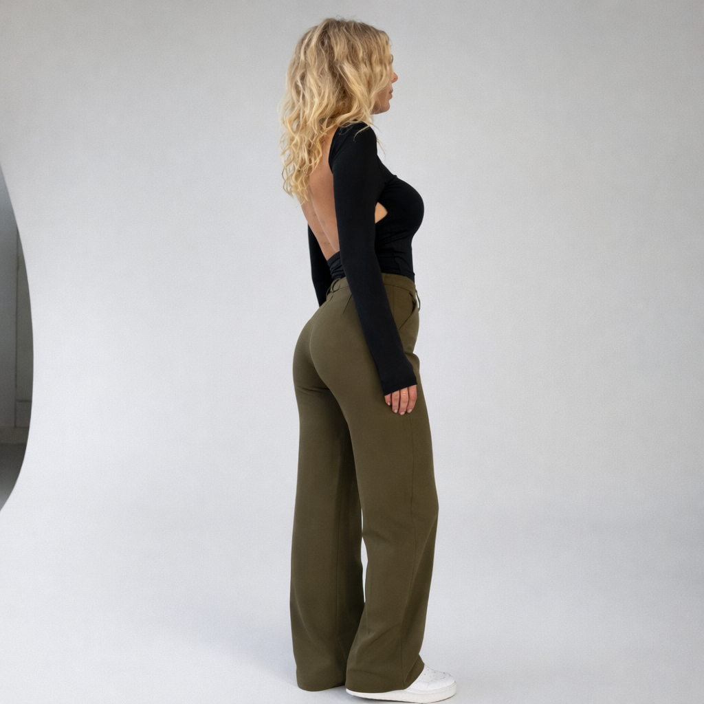 Lareen | Hose High Waist gerade Bein