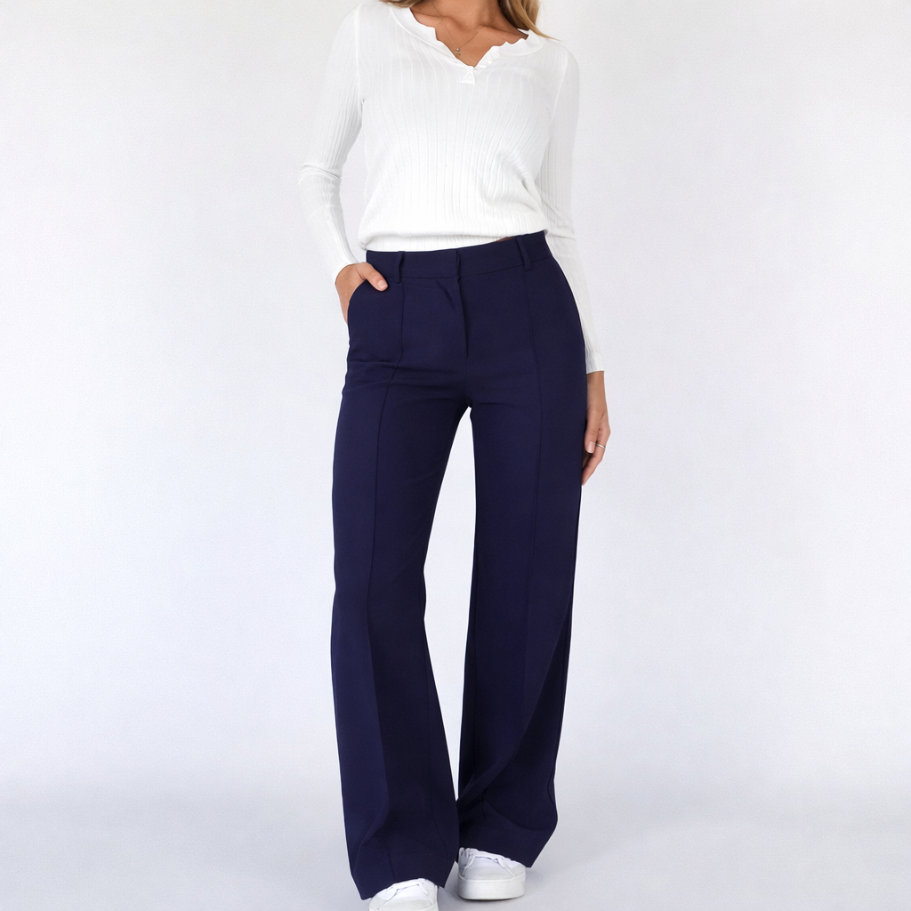 Lareen | Hose High Waist gerade Bein