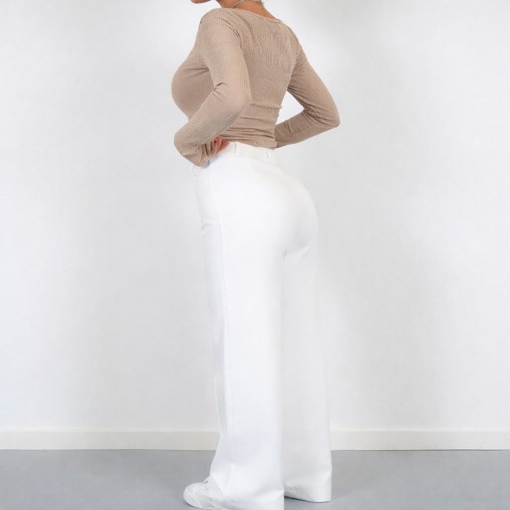 Lareen | Hose High Waist gerade Bein