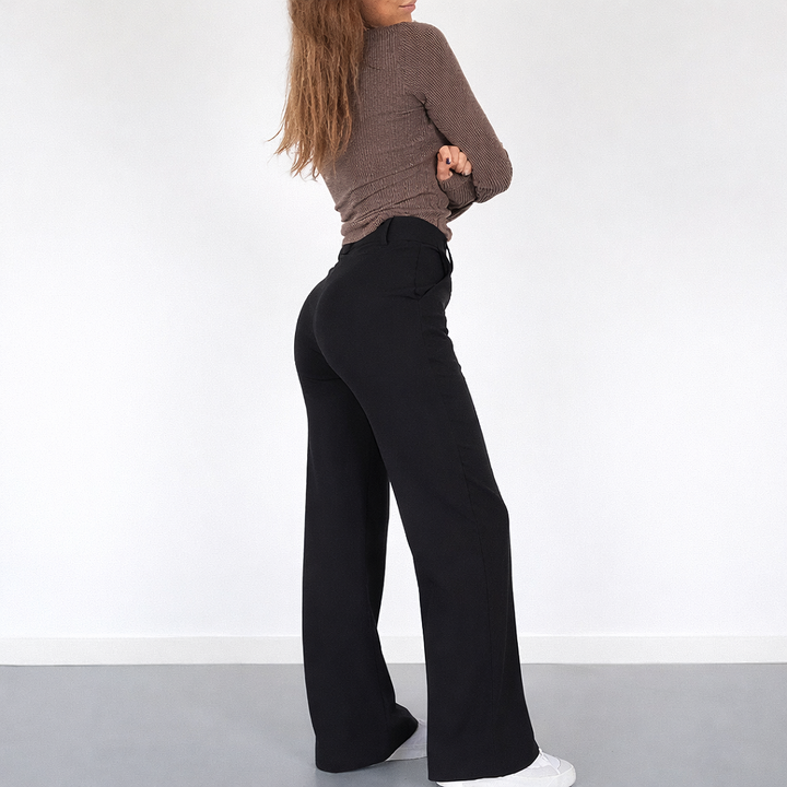 Lareen | Hose High Waist gerade Bein