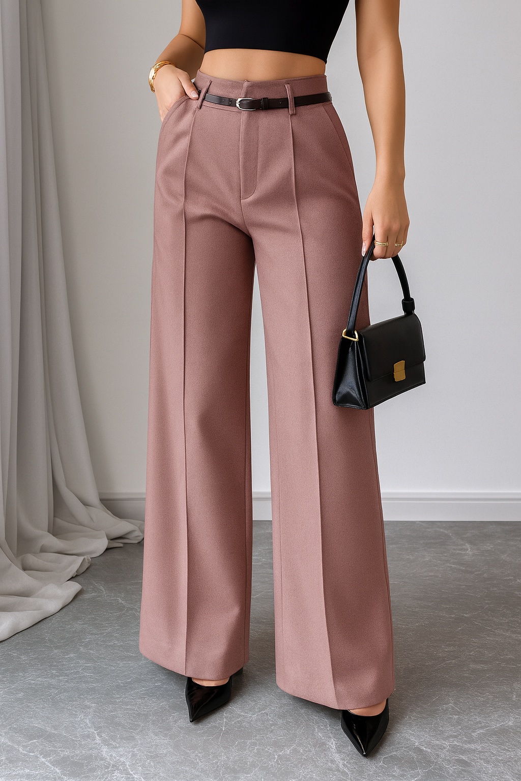 Nirella | Hose High Waist gerade Bein