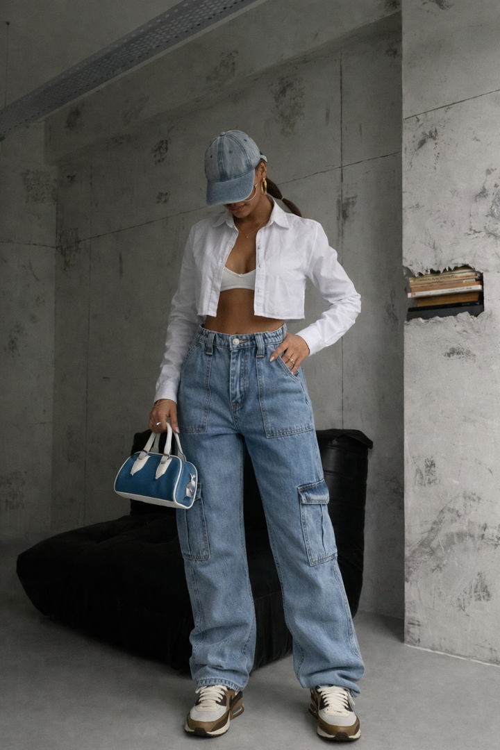 Kaelrix | Cargohose Utility Taschen Damen