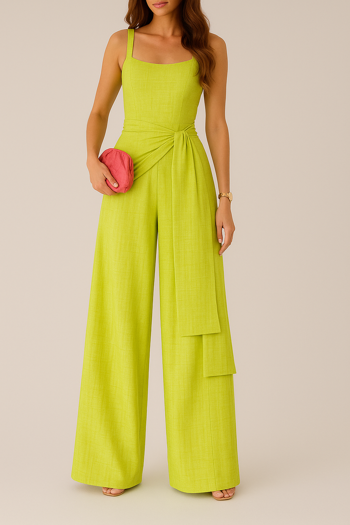 Mieke | Jumpsuit Ärmellos Weite Beine Luftig Sommerlook