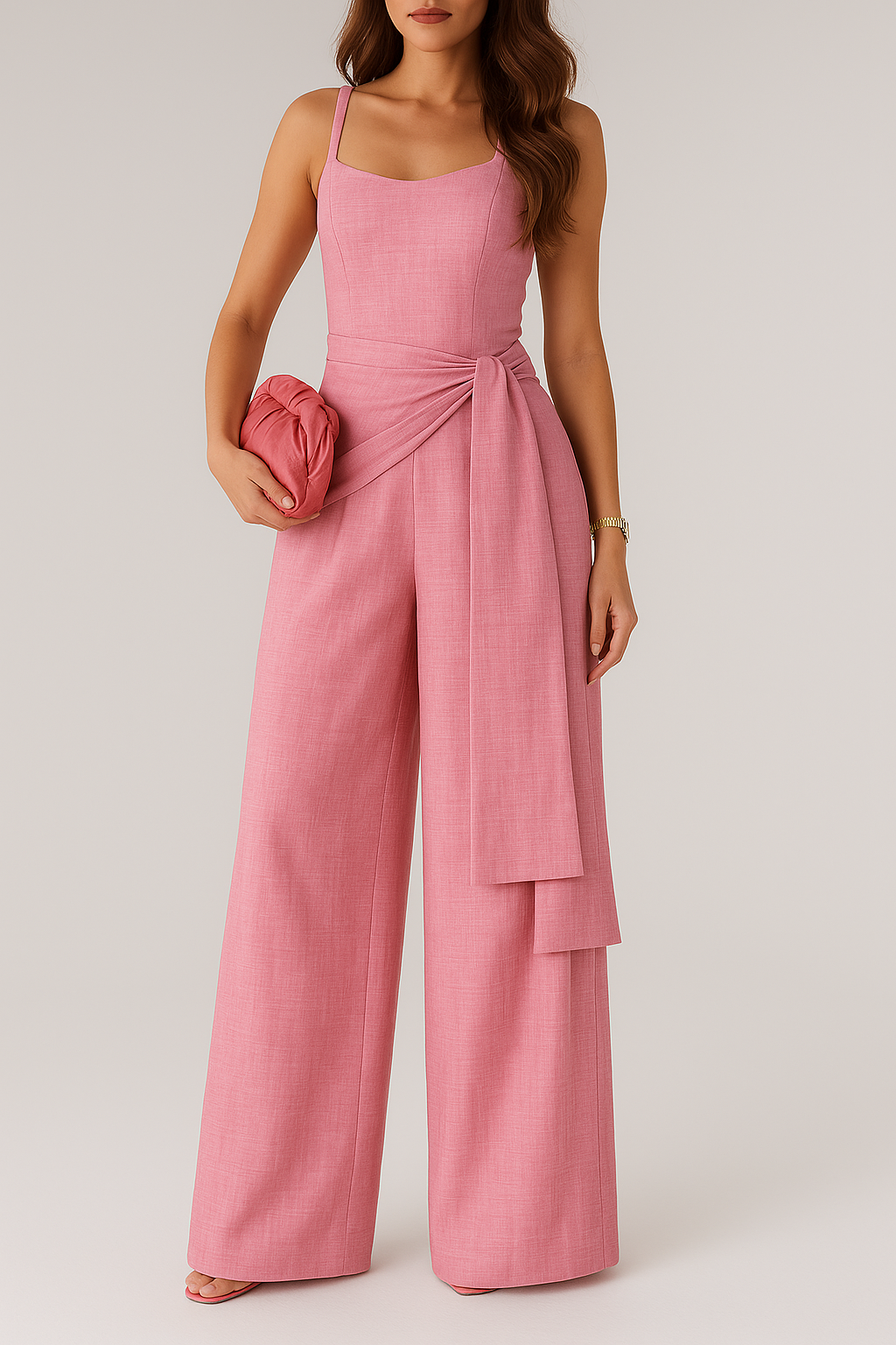 Mieke | Jumpsuit Ärmellos Weite Beine Luftig Sommerlook
