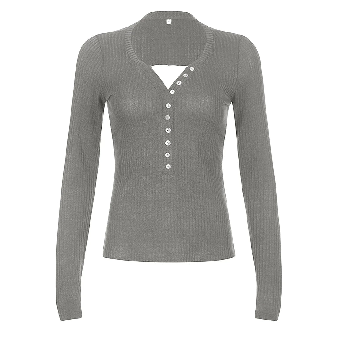 Zerielle | Strickpullover V-Ausschnitt Spitze