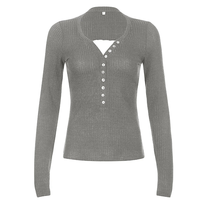 Zerielle | Strickpullover V-Ausschnitt Spitze