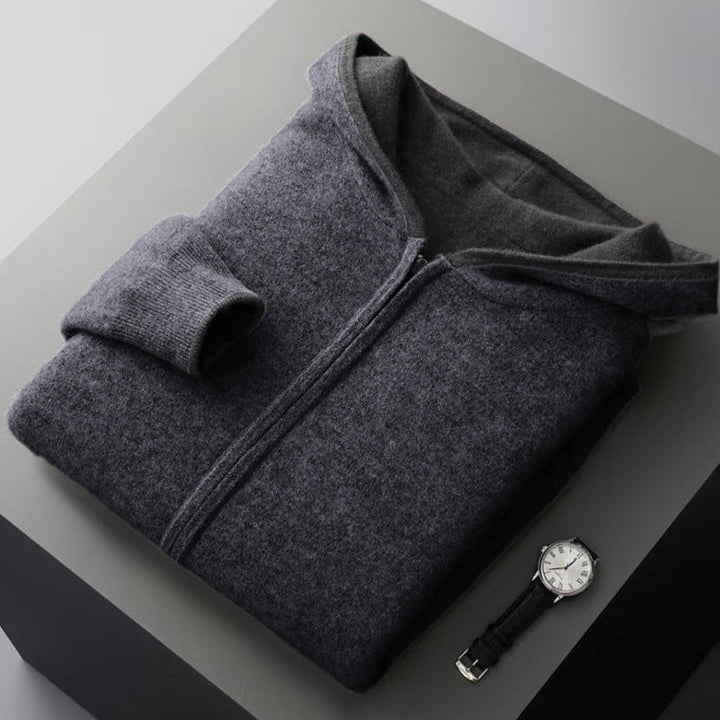 Falk | Kaschmir Hoodie Strickjacke