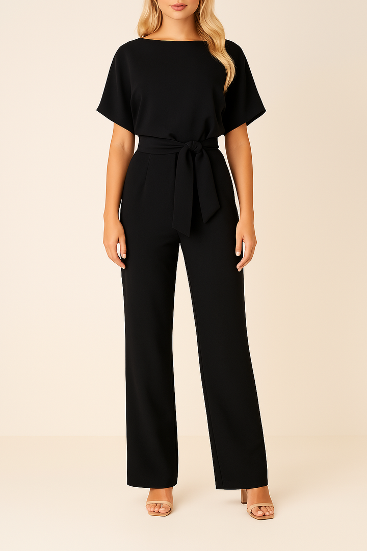 Elowira | Jumpsuit Damen ärmellos weit Bein einteiler
