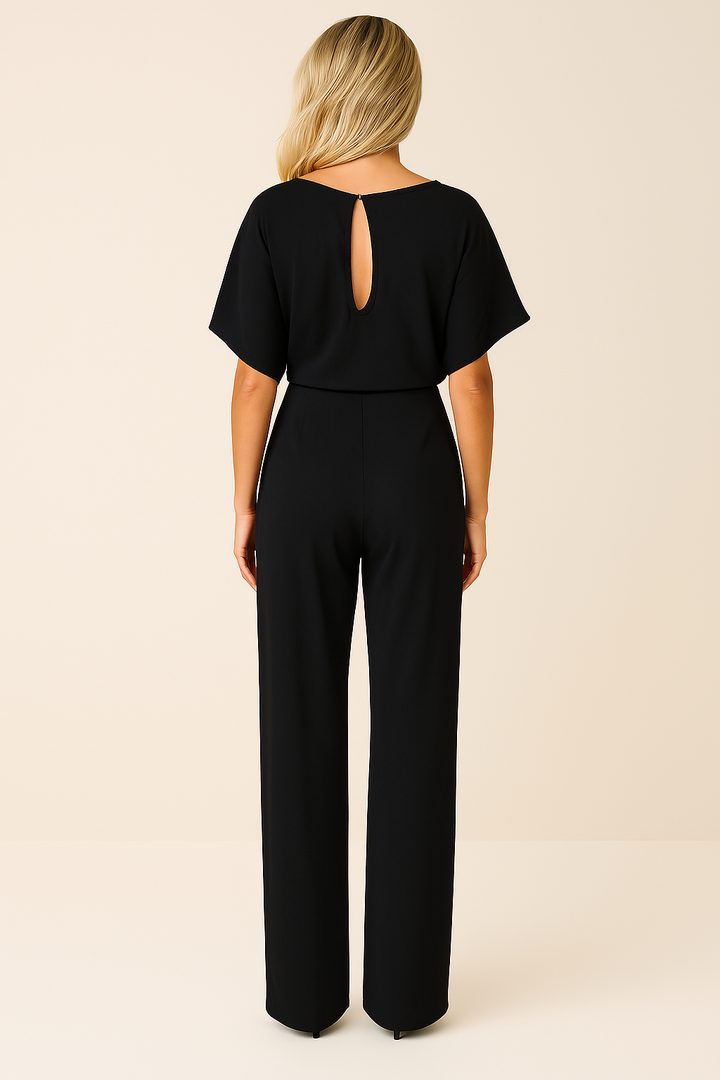 Elowira | Jumpsuit Damen ärmellos weit Bein einteiler