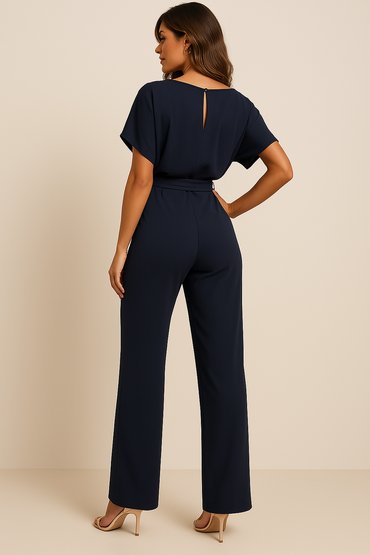 Elowira | Jumpsuit Damen ärmellos weit Bein einteiler