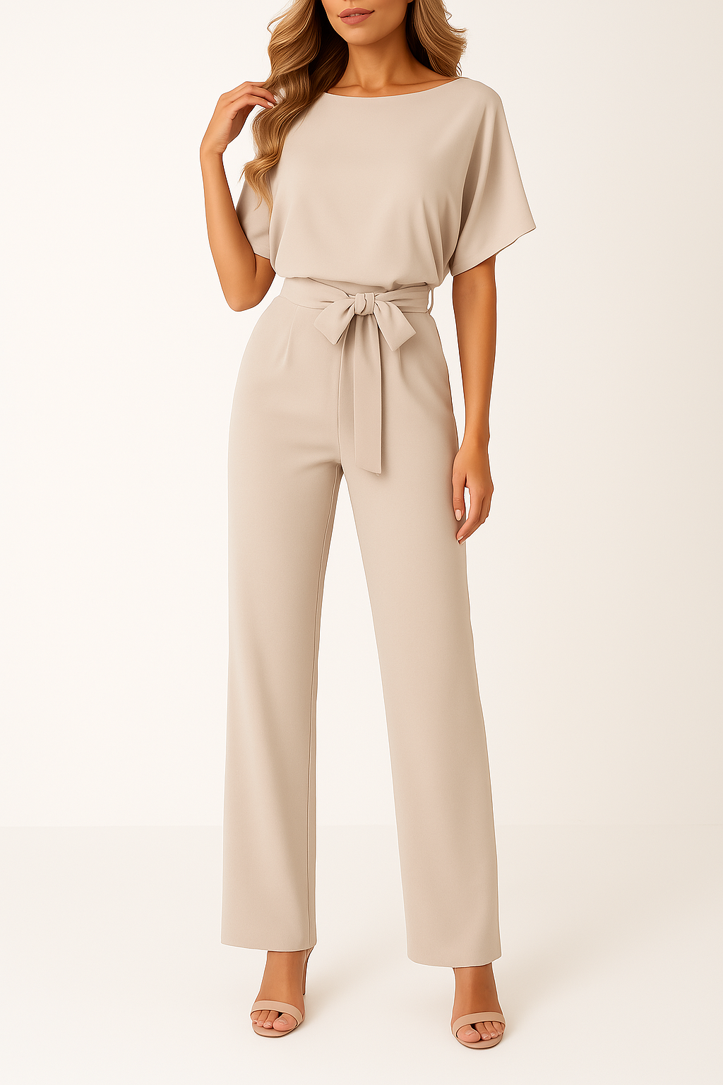 Elowira | Jumpsuit Damen ärmellos weit Bein einteiler