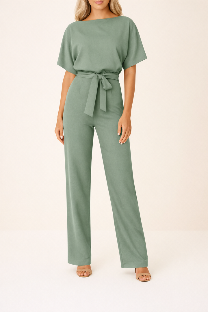 Elowira | Jumpsuit Damen ärmellos weit Bein einteiler