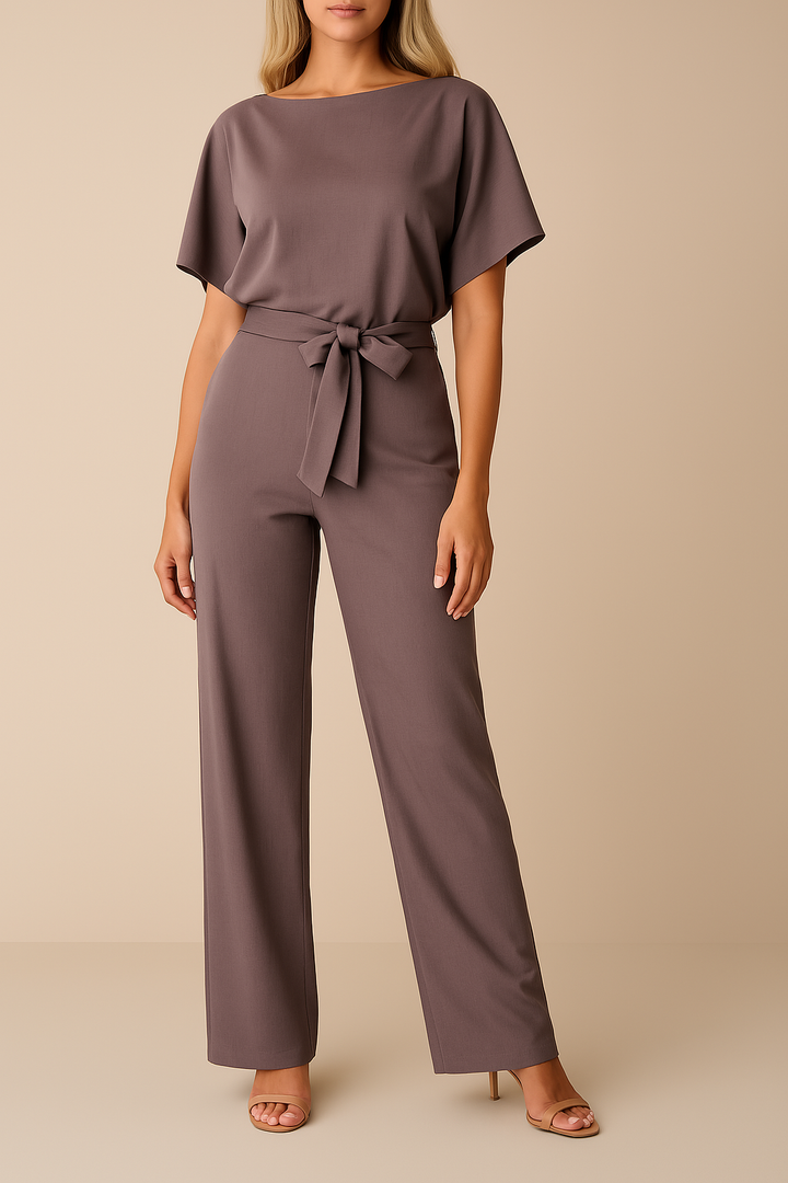 Elowira | Jumpsuit Damen ärmellos weit Bein einteiler