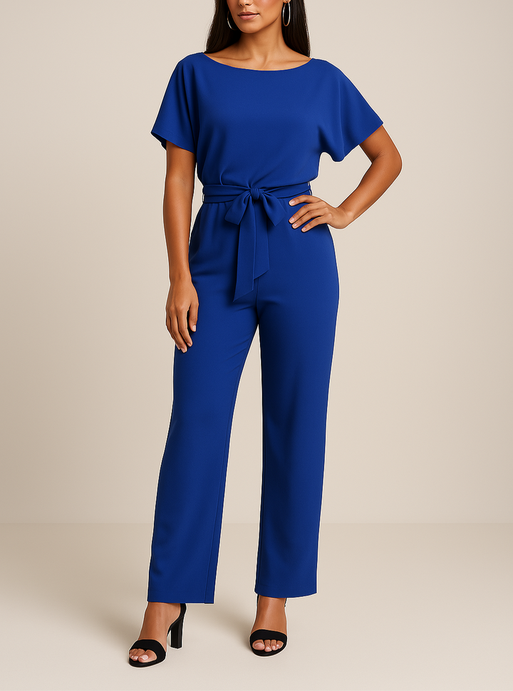 Elowira | Jumpsuit Damen ärmellos weit Bein einteiler