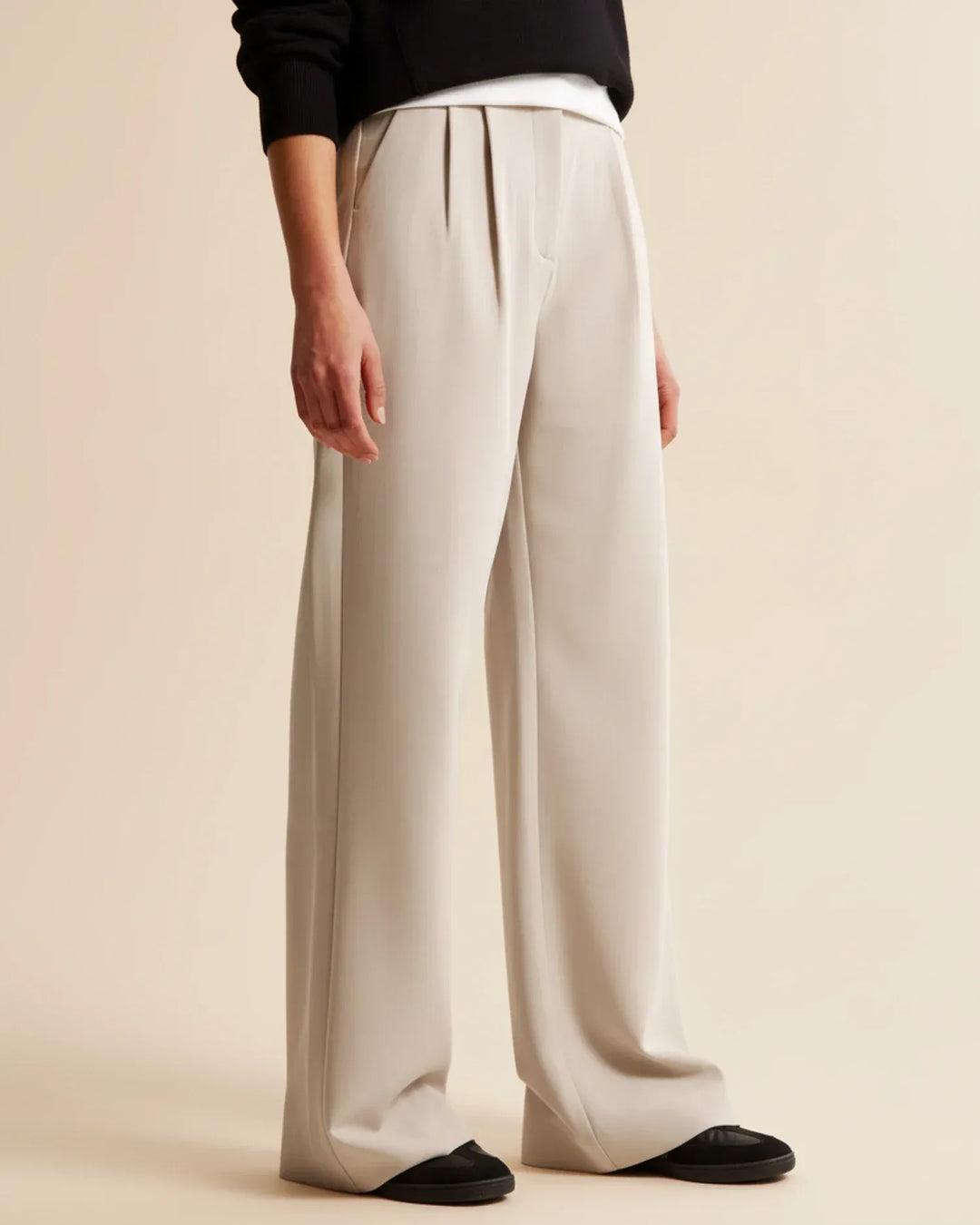 Seravyn | Wide Leg Hose High Waist Damen