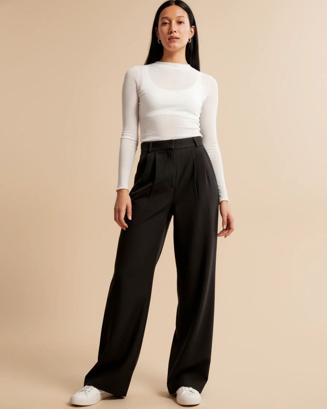 Seravyn | Wide Leg Hose High Waist Damen