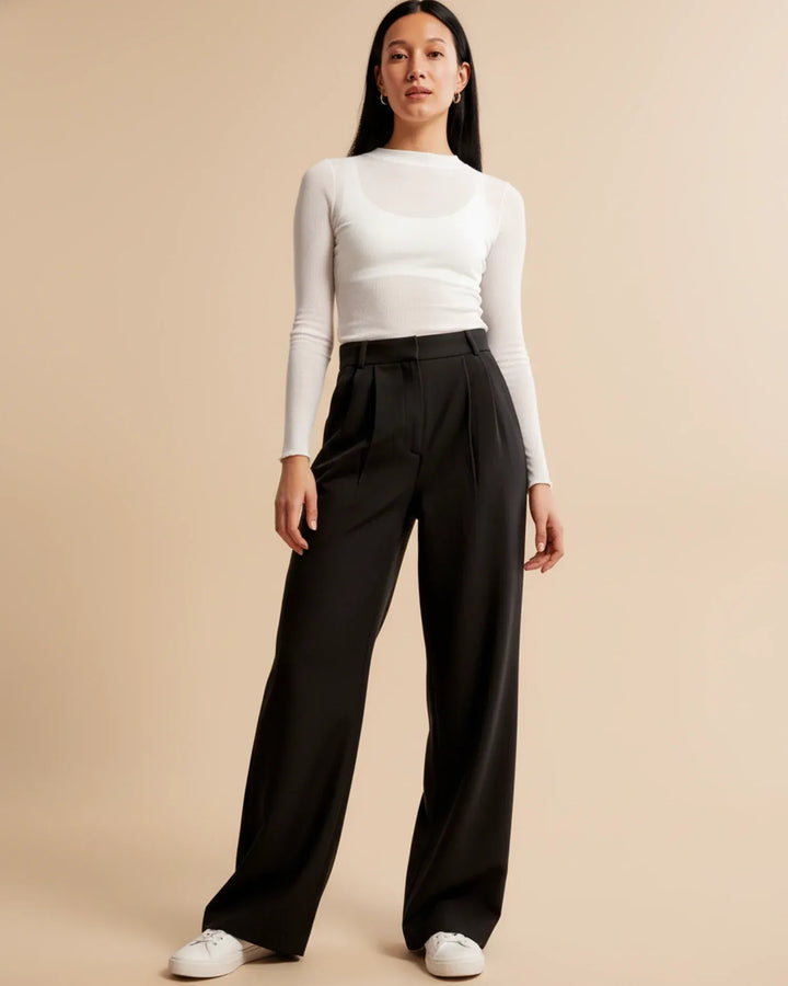 Seravyn | Wide Leg Hose High Waist Damen