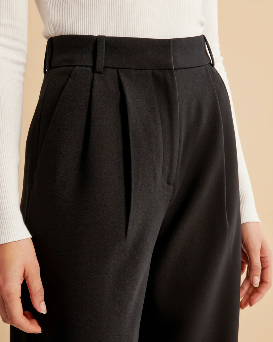 Seravyn | Wide Leg Hose High Waist Damen
