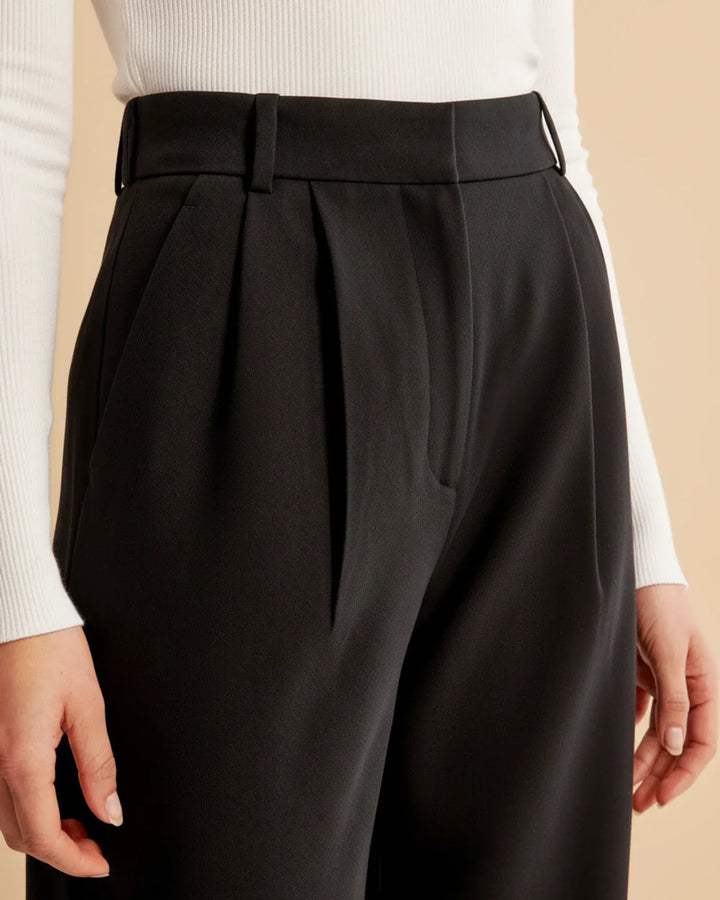 Seravyn | Wide Leg Hose High Waist Damen