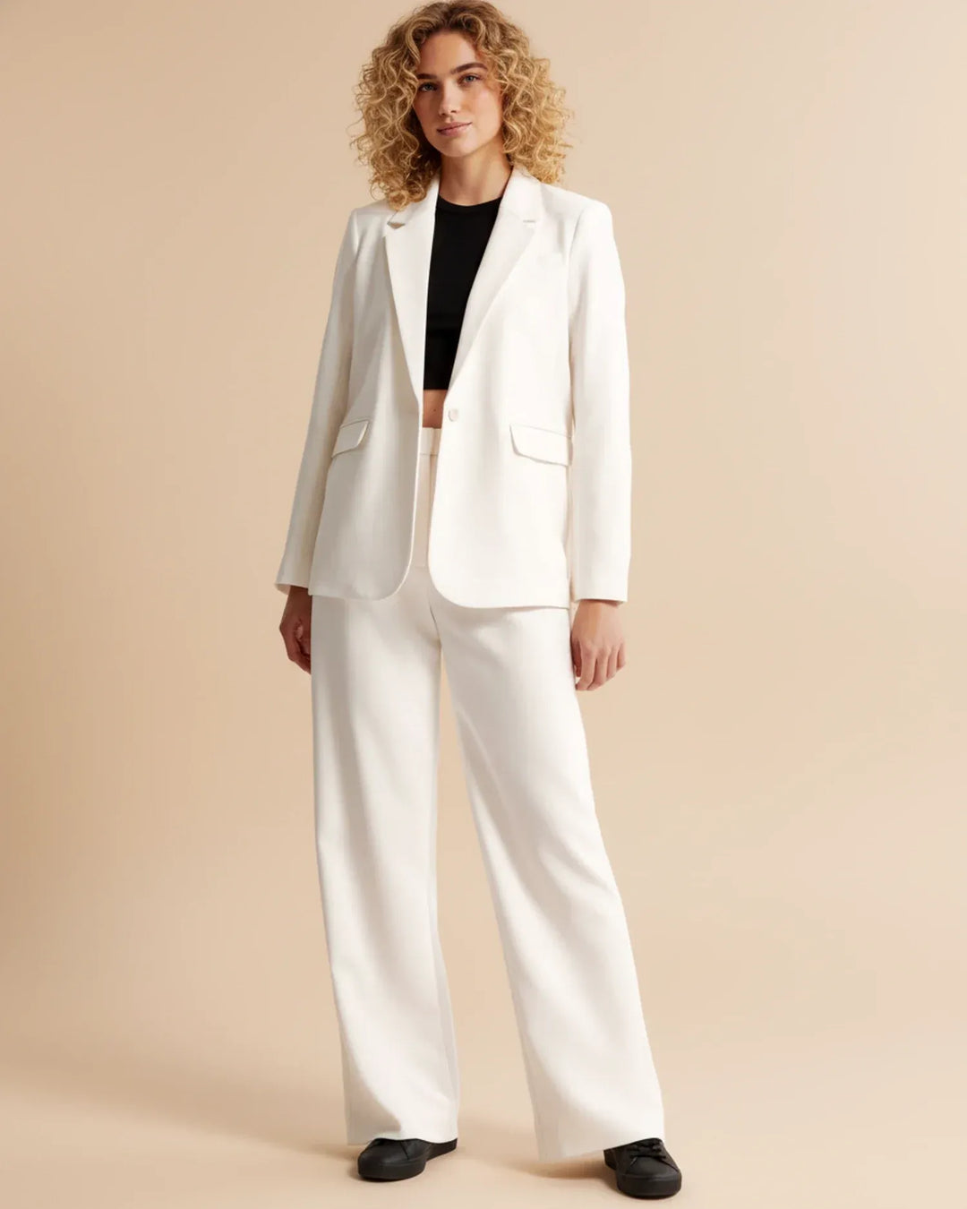 Seravyn | Wide Leg Hose High Waist Damen