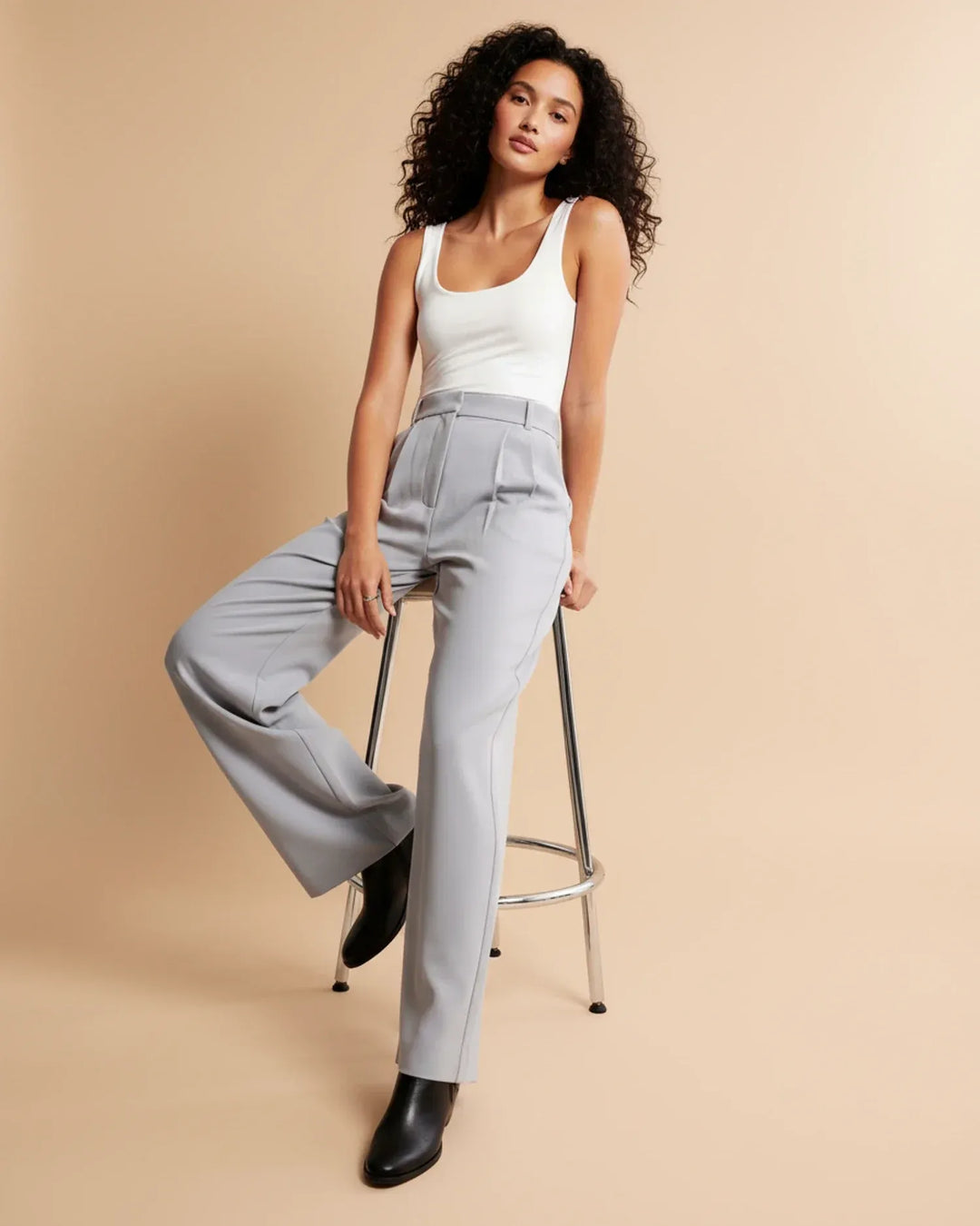 Seravyn | Wide Leg Hose High Waist Damen