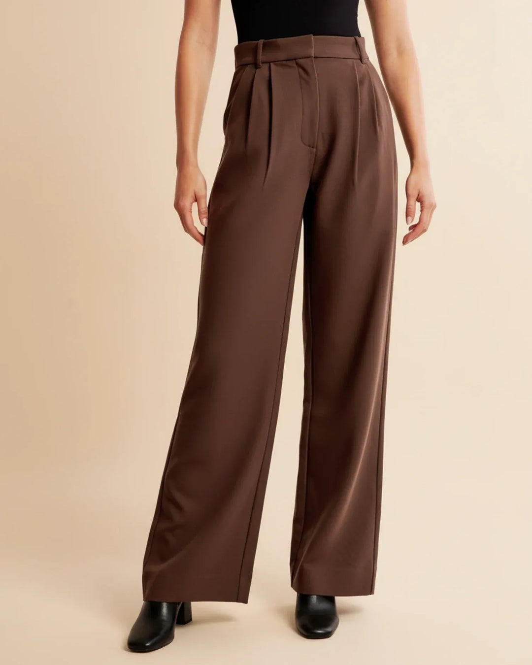 Seravyn | Wide Leg Hose High Waist Damen