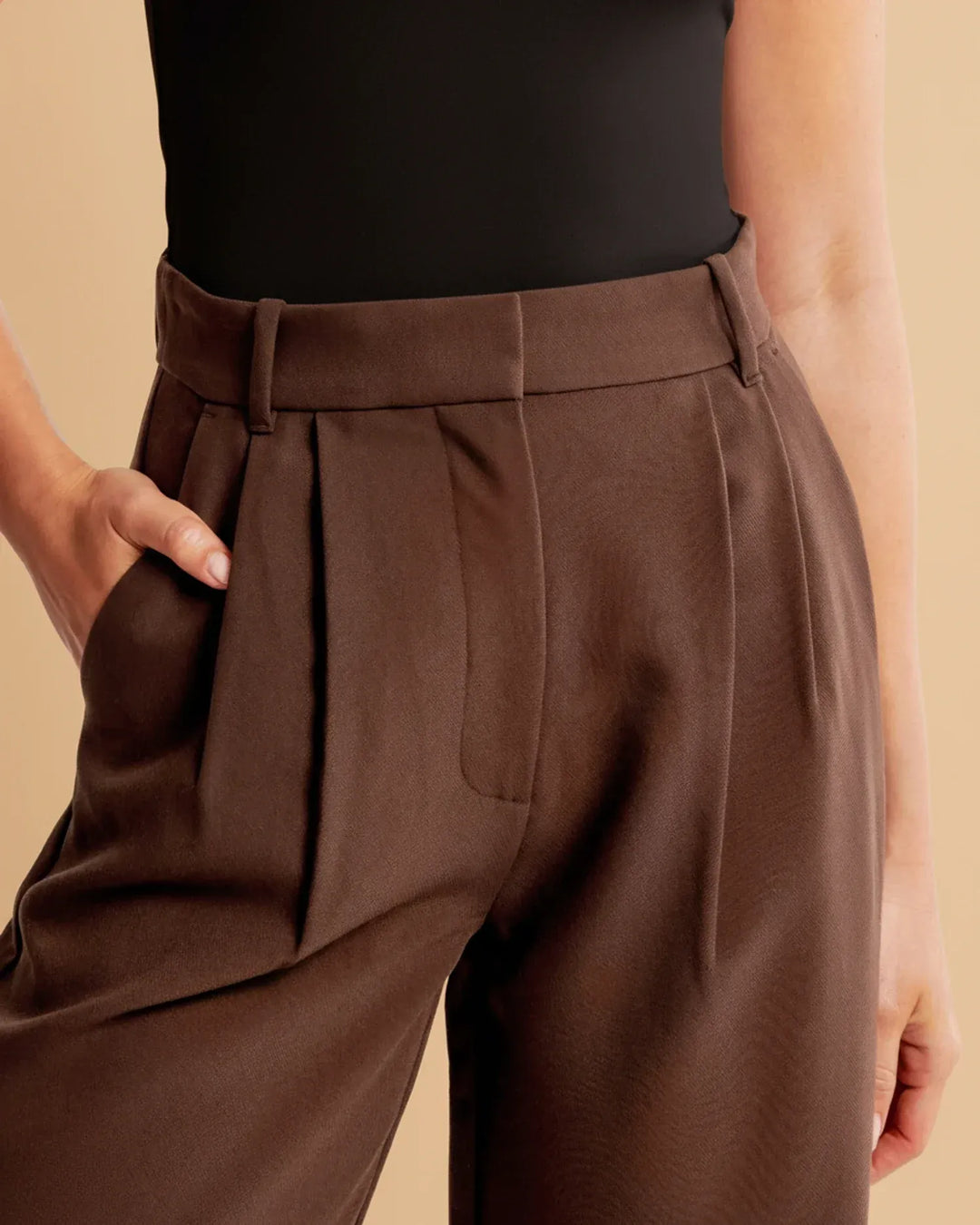 Seravyn | Wide Leg Hose High Waist Damen