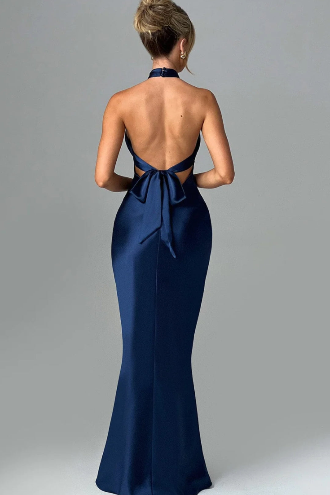 Seroria | Halter Maxikleid Abendkleid Rückenfrei