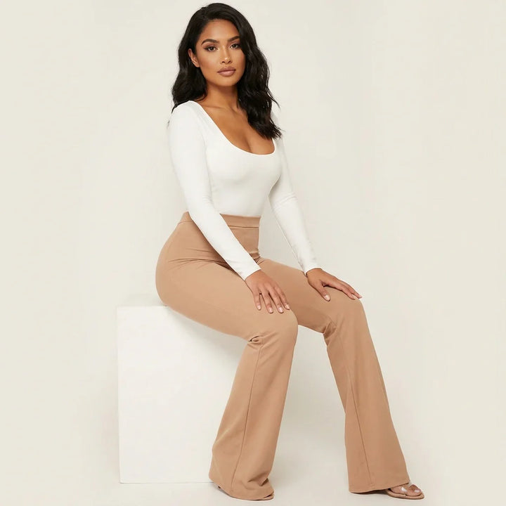 Zirelia | Flared Hose High Waist Damen