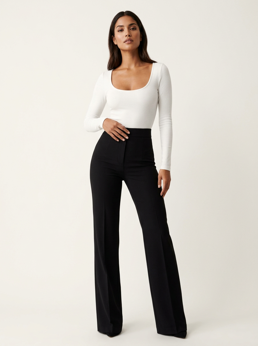 Zirelia | Flared Hose High Waist Damen