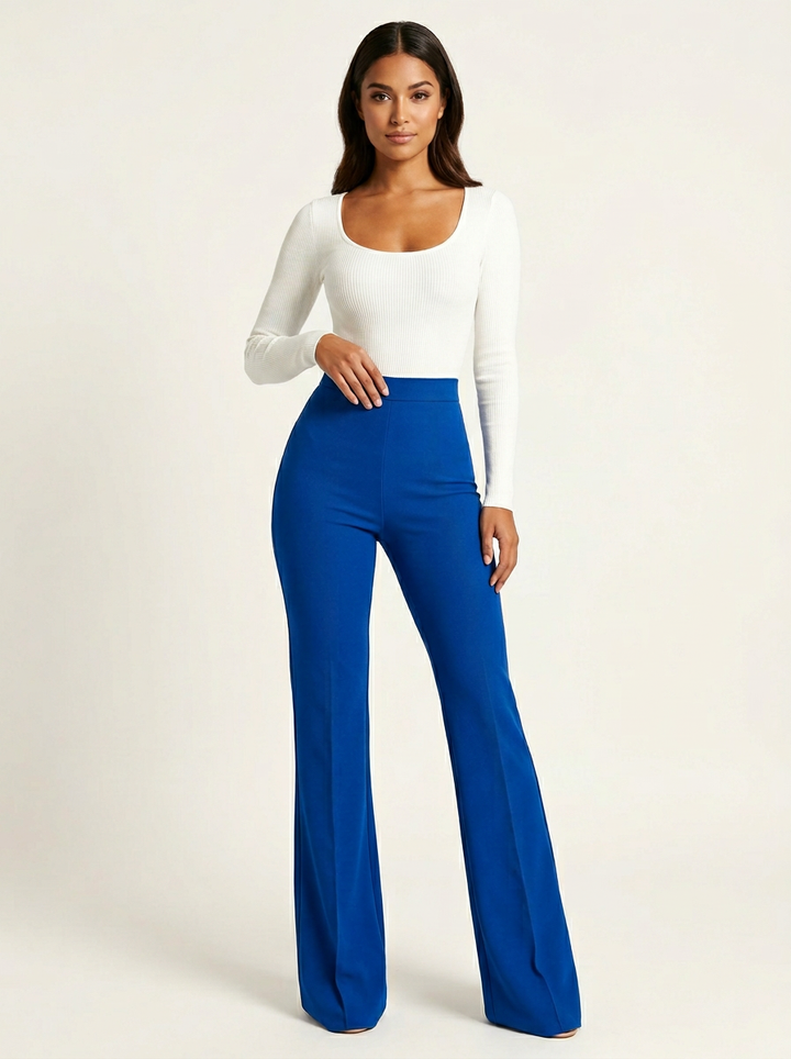 Zirelia | Flared Hose High Waist Damen