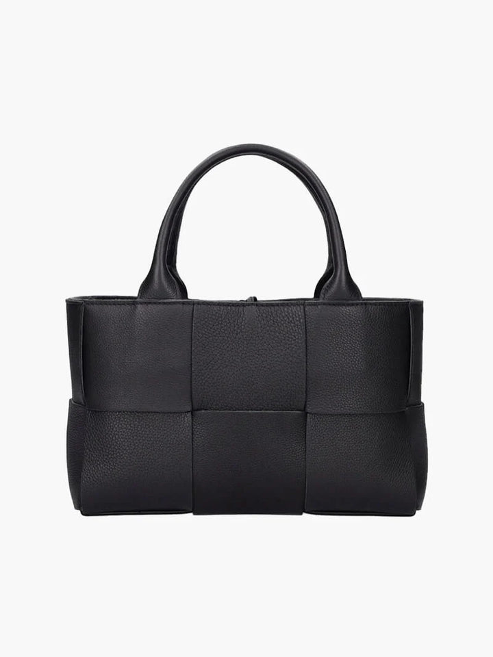 Aurette | Handtasche geflochten Kunstleder Schultertasche