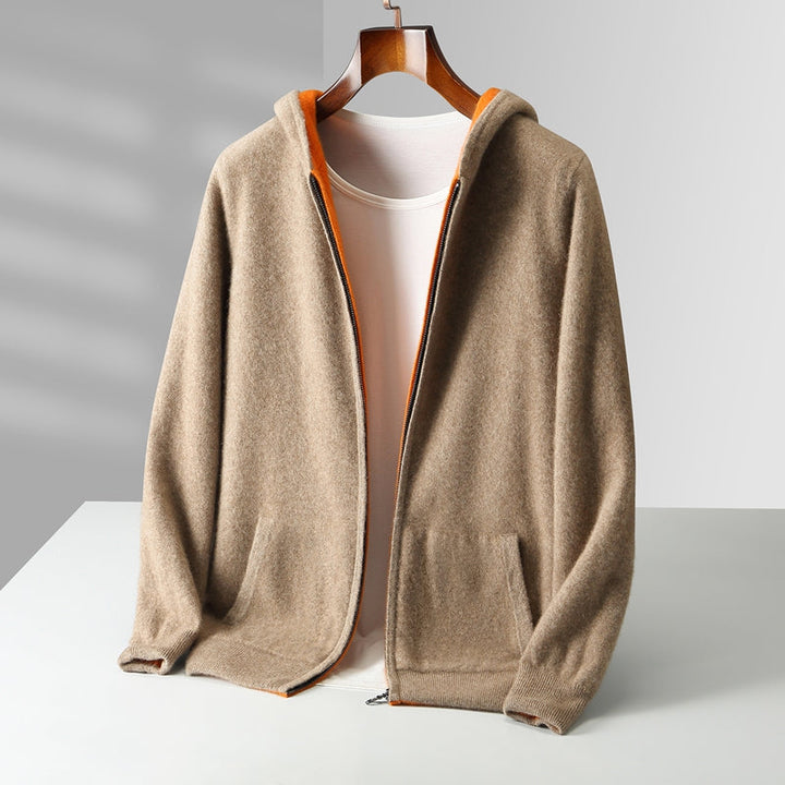 Falk | Kaschmir Hoodie Strickjacke
