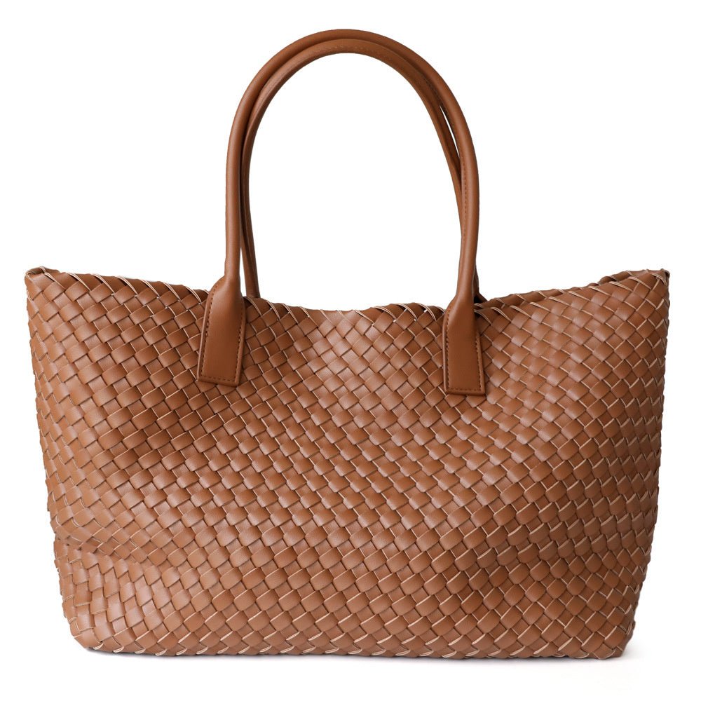 Zanira | Tote Bag geflochten Kunstleder groß